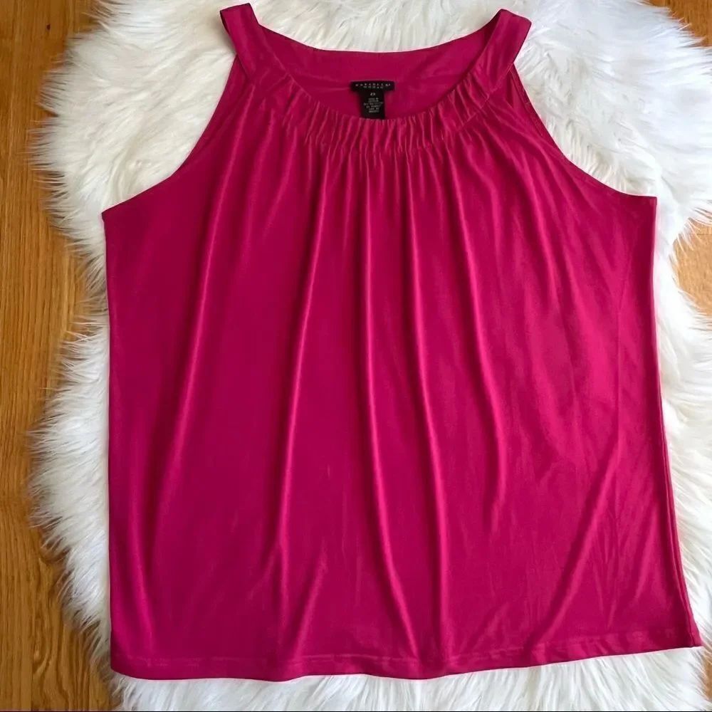 Women’s Rafaela Pink Tank Size 2X